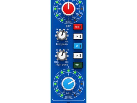 Midas 502 V2 Microphone Preamplifier 500-Series Module with Built-In XL4 Filters Sale