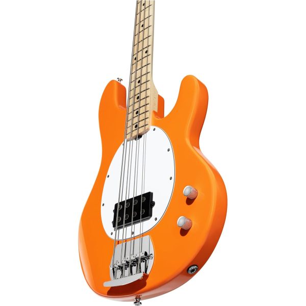 Sterling By Music Man Intro Series Stingray Bass Guitar - Sunrise Orange For Discount