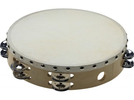 Stagg STA-1210 10-Inch Pre-tuned Wooden Tambourine Cheap