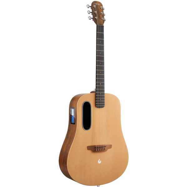 Lava Music ME 4 41” Spruce Series Guitar - Woodgrain Brown & Burlywood Online