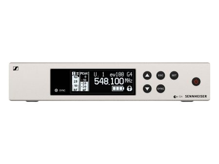 Sennheiser EM 100 G4 Wireless UHF True Diversity Rackmount Receiver G (EM100G4G) Supply