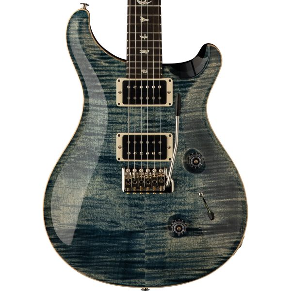 PRS 2024 Custom 24 10 Top Electric Guitar, Faded Whale Blue Online Hot Sale