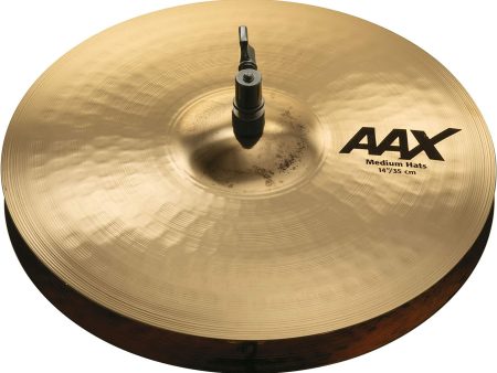 Sabian AAX Medium Hi-Hat Cymbals - 14” Online now