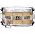 Tama 50th Limited Mastercraft Artwood Snare Drum - 6.5x14” -Natural w Wood Inlay on Sale