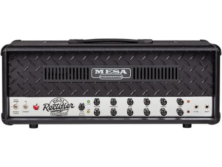 Mesa Boogie 2 Channel 90’s Dual Rectifier - Black Bronco   Chrome Supply