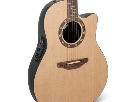 Ovation USA Pro Series Legend E-Acoustic Guitar - Natural Online Sale