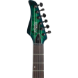 Schecter CR6 Electric Guitar - Aqua Burst Quilt Hot on Sale