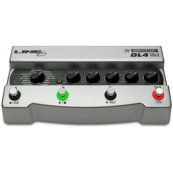 Line 6 DL4 MkII Delay Modeler Pedal - 25th Anniversary, Special-Edition Silver For Cheap