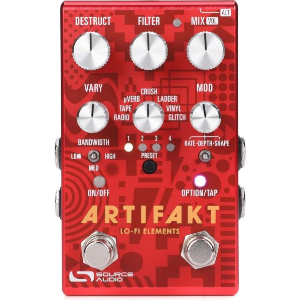 Source Audio Artifakt Lo-fi Elements Multi-effects Pedal Hot on Sale