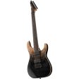 ESP LTD M-1007HT Deluxe M Series 7-String Guitar, Black Fade Discount