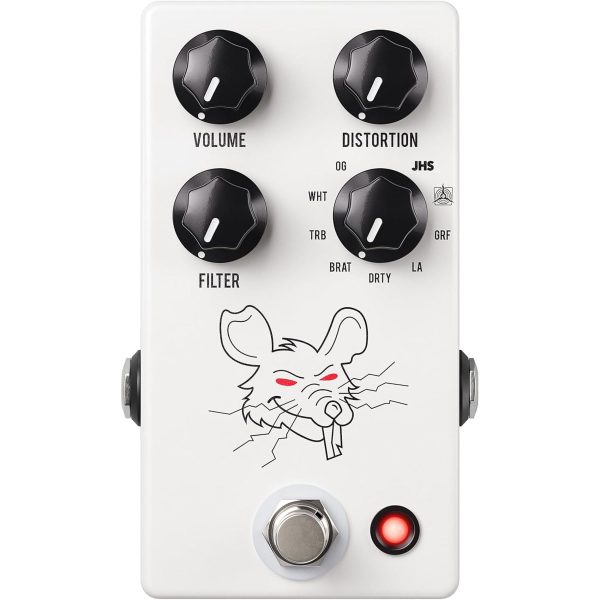 JHS Packrat White Version - Multi-Rat Distortion Pedal on Sale