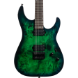 Schecter CR6 Electric Guitar - Aqua Burst Quilt Hot on Sale