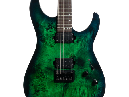 Schecter CR6 Electric Guitar - Aqua Burst Quilt Hot on Sale