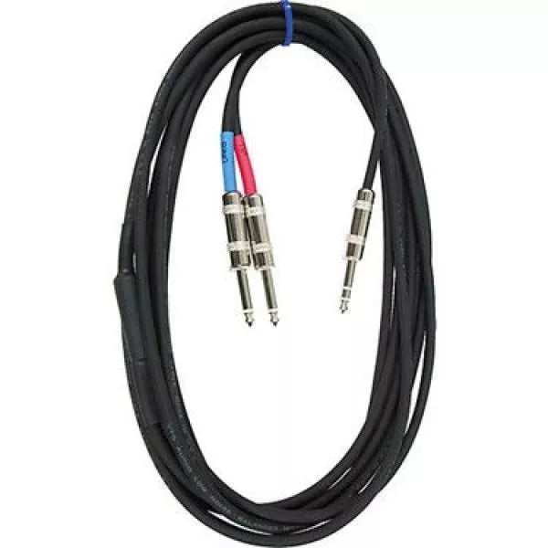 Rapco Neutrik 10 Foot Y Cable TRS 1 4  - TS 1 4  Online now