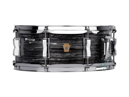 Ludwig 5.5x14 Legacy Mahogany  Jazz Fest  Snare Drum - Vintage Black Oyster Online now