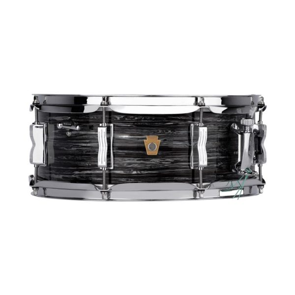 Ludwig 5.5x14 Legacy Mahogany  Jazz Fest  Snare Drum - Vintage Black Oyster Online now