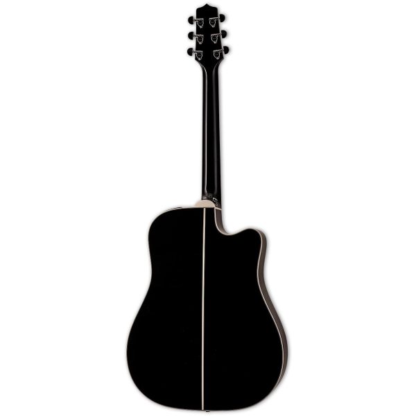 Takamine Legacy EF341SC Left Handed Acoustic Electric Guitar - Gloss Black Hot on Sale