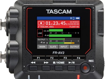 Tascam FR-AV2 32 Bit Float Recorder   Timecode Generator Online Hot Sale