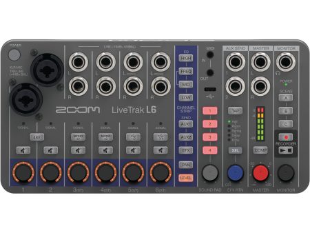 Zoom LiveTrak L6 Live Mixer and Recorder Online Sale