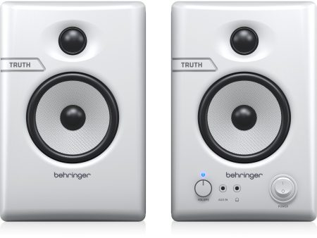 Behringer TRUTH 3.5 BT Powered Studio Monitors with Bluetooth - Pair, White on Sale