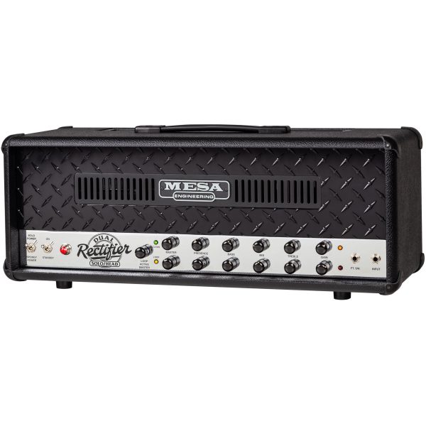 Mesa Boogie 2 Channel 90’s Dual Rectifier - Black Bronco   Chrome Supply