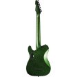 ESP LTD Stephen Carpenter SCT-607 Signature Baritone 7-String Guitar, Green Sparkle Online Sale