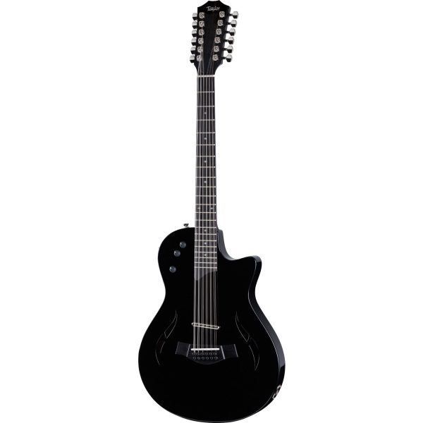 Taylor T5z-12 Classic DLX Special Edition Guitar - Black Fashion