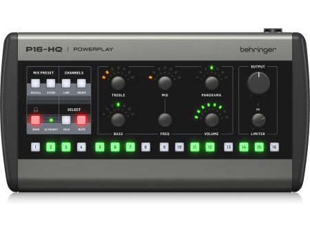 Behringer P16-HQ Powerplay Personal Mixer Hot on Sale