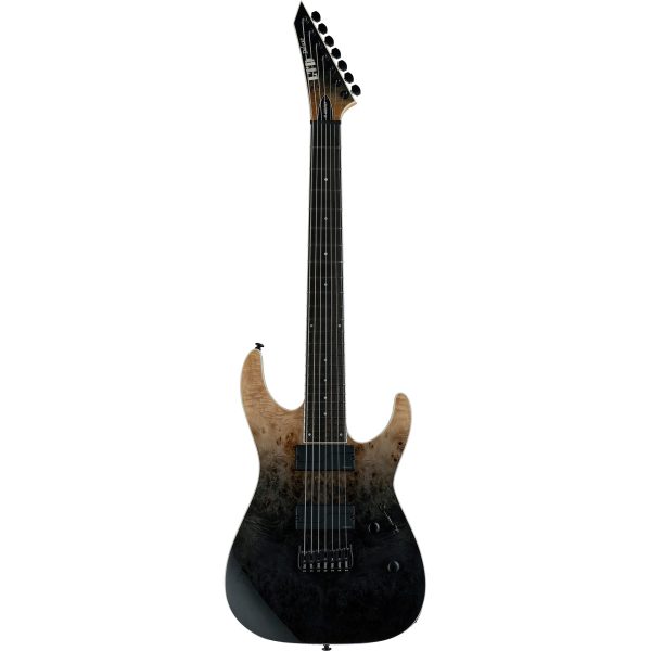 ESP LTD M-1007HT Deluxe M Series 7-String Guitar, Black Fade Discount