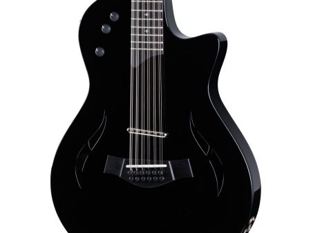 Taylor T5z-12 Classic DLX Special Edition Guitar - Black Fashion