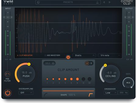 Yum Audio Crispy Clip - Oversampled Precision Clipper For Discount