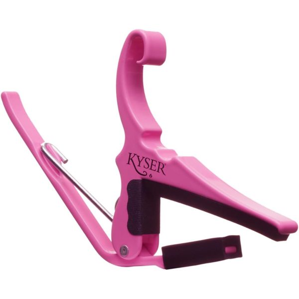 Kyser Quick-Change Guitar Capo - Pink Revival For Sale