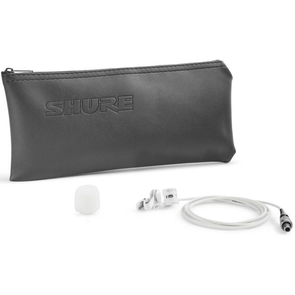 Shure WL185m Cardioid Lavalier Microphone with LEMO Connector - White Online now