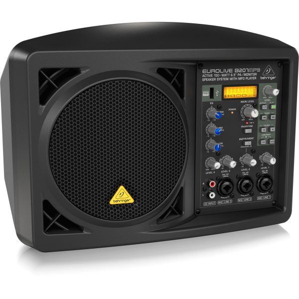 Behringer B207MP3 Active 150W 6.5  PA Monitor Speaker System with MP3 Player Online now