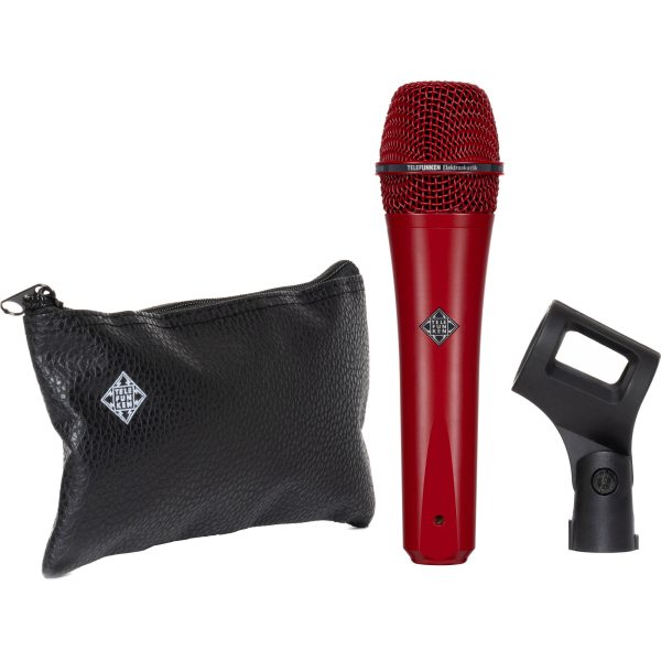 Telefunken M80 Supercardioid Dynamic Handheld Vocal Microphone, Red Hot on Sale