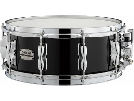 Yamaha RBS1455SOB Recording Custom 5.5x14 Snare Drum is Solid Black For Discount