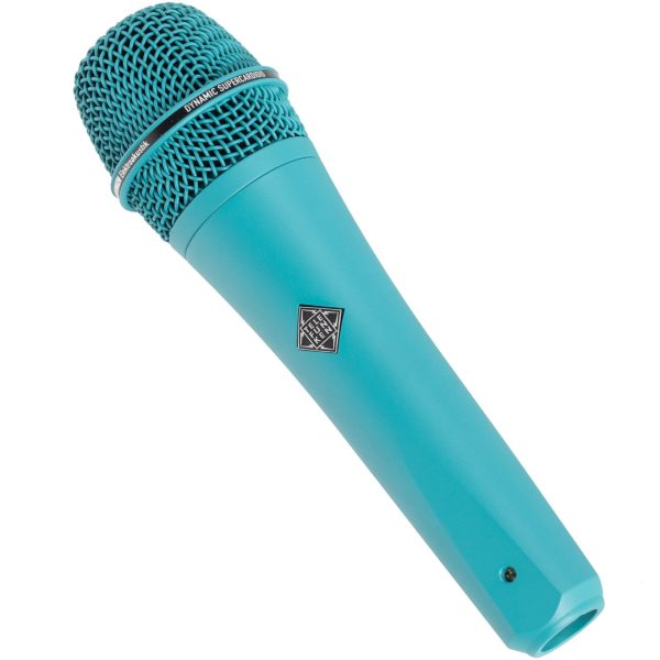 Telefunken M80 Supercardioid Dynamic Handheld Vocal Microphone, Turquoise Fashion