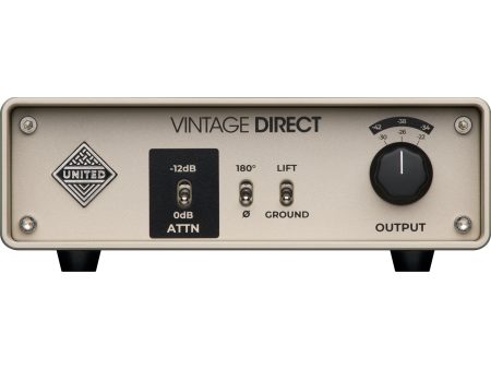 United Studio Technologies Vintage Direct - Vintage-Style Large-Transformer Direct Box For Discount