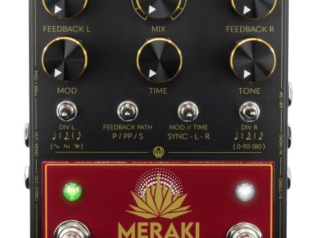 Walrus Audio Meraki Analog Stereo Delay Pedal Supply