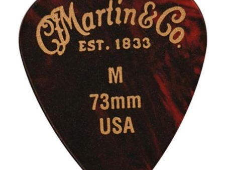 Martin .73mm Medium Pick Pack - Faux Tortoise Cheap