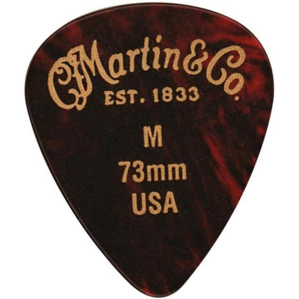 Martin .73mm Medium Pick Pack - Faux Tortoise Cheap