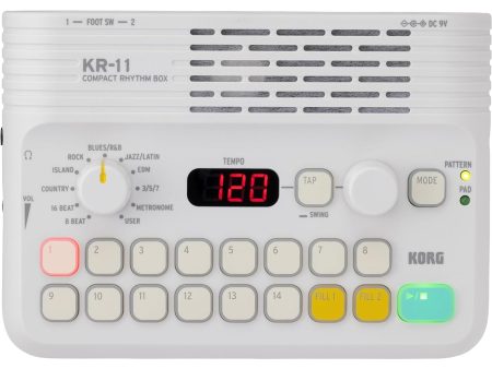 Korg KR-11 Compact Rhythm Box Hot on Sale