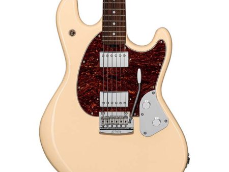 Sterling by Music Man StingRay SR50 Electric Guitar in Buttermilk For Sale