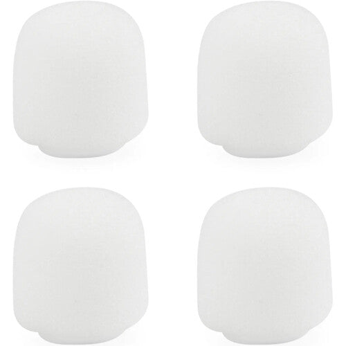 Shure Snap-Fit Lavalier Foam Windscreen (White, 4-Pack) Online Sale