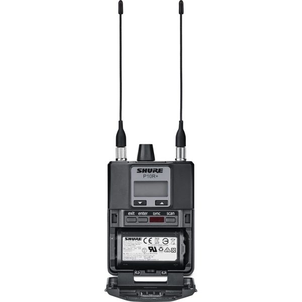 Shure P10R+ Wireless Bodypack Receiver - Frequency G10: 470 to 542 MHz on Sale