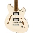 Squier Affinity Series Starcaster Deluxe Semi-Hollowbody - Laurel Fingerboard, Olympic White For Discount