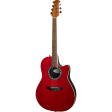 Ovation Applause AE128 Acoustic Electric Guitar - Ruby Red Sale