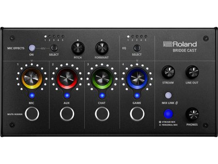 Roland BRIDGE CAST Dual-Bus Streaming Gaming Mixer Online Hot Sale