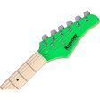 Kramer Focus VT-211S Electric Guitar in Neon Green For Cheap