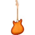 Squier Affinity Series Starcaster Deluxe Semi-Hollowbody - Maple Fingerboard, Sienna Sunburst For Sale